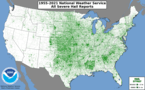 Preliminary SVRGIS Hail 1955 - 2024 image