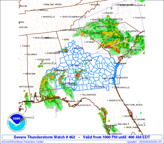 WW0462 Initial Radar image
